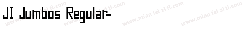 JI Jumbos Regular字体转换